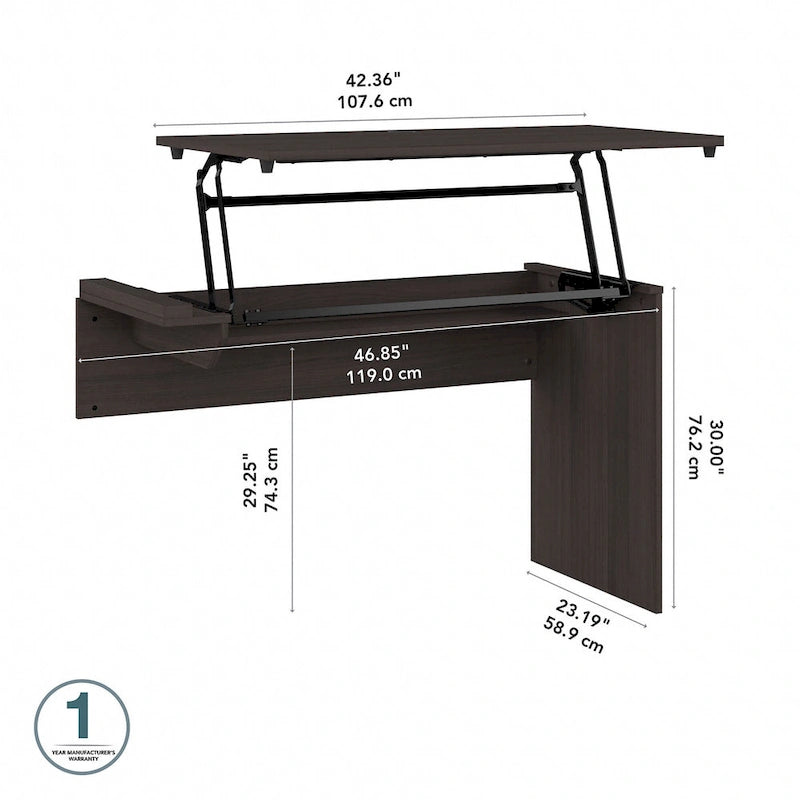 Raccordo per scrivania sit-stand a 3 posizioni