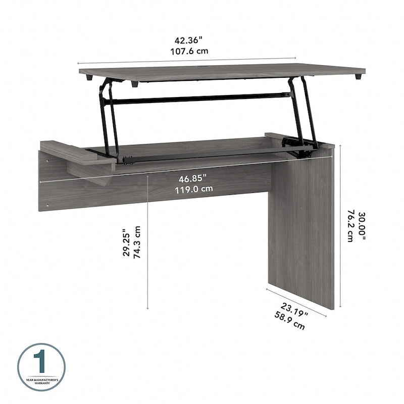 Raccordo per scrivania sit-stand a 3 posizioni