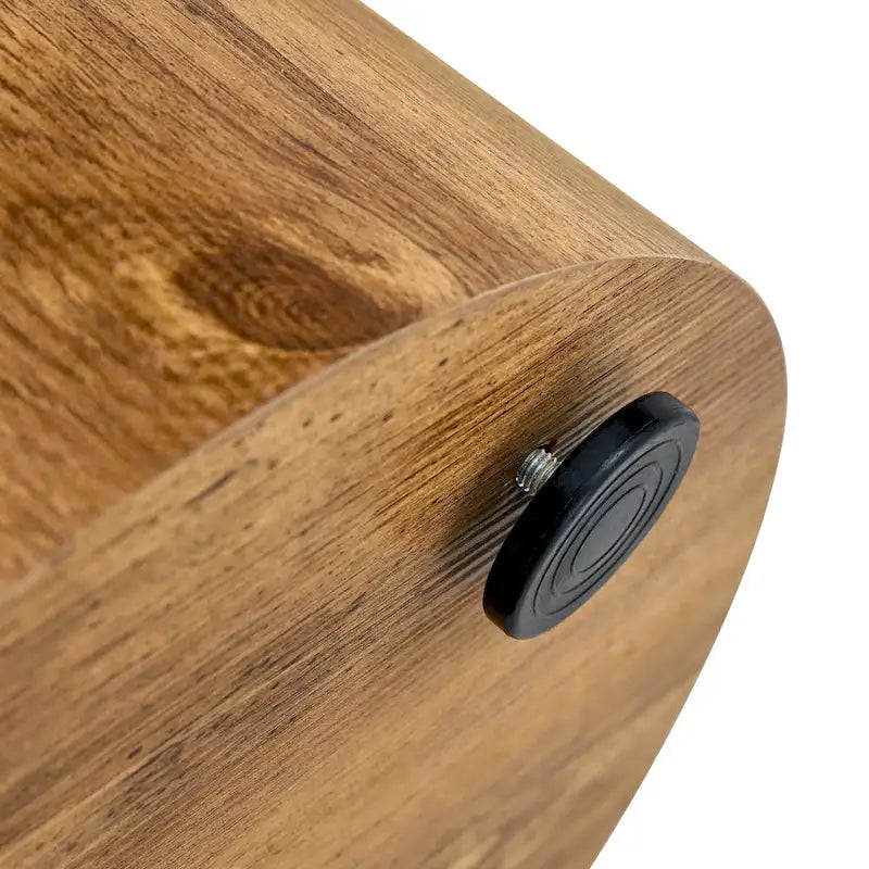 Tavolino da caffè rotondo moderno con base cilindrica decorata
