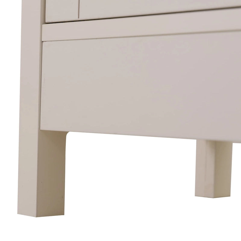 Farmhouse Bathroom Floor Storage Cabinet with Sliding Barn Door