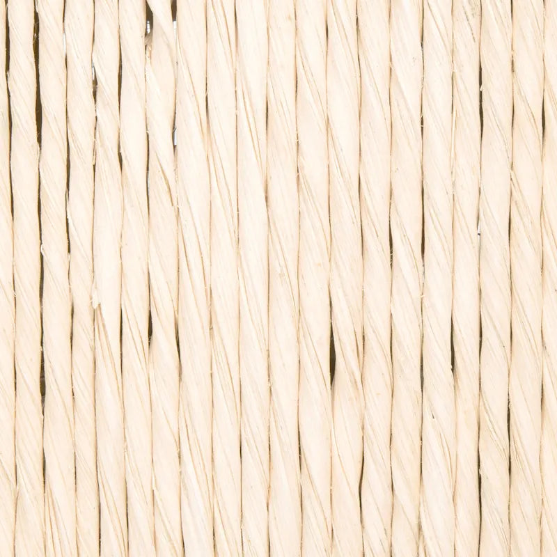 Sillón decorativo de ratán trenzado con estructura de madera de mediados de siglo