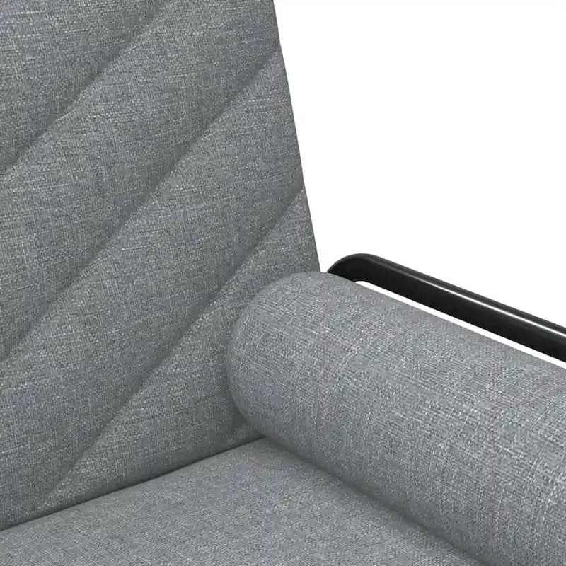 Fabric Sleeper Sofa with Adjustable Backrest & Armrests