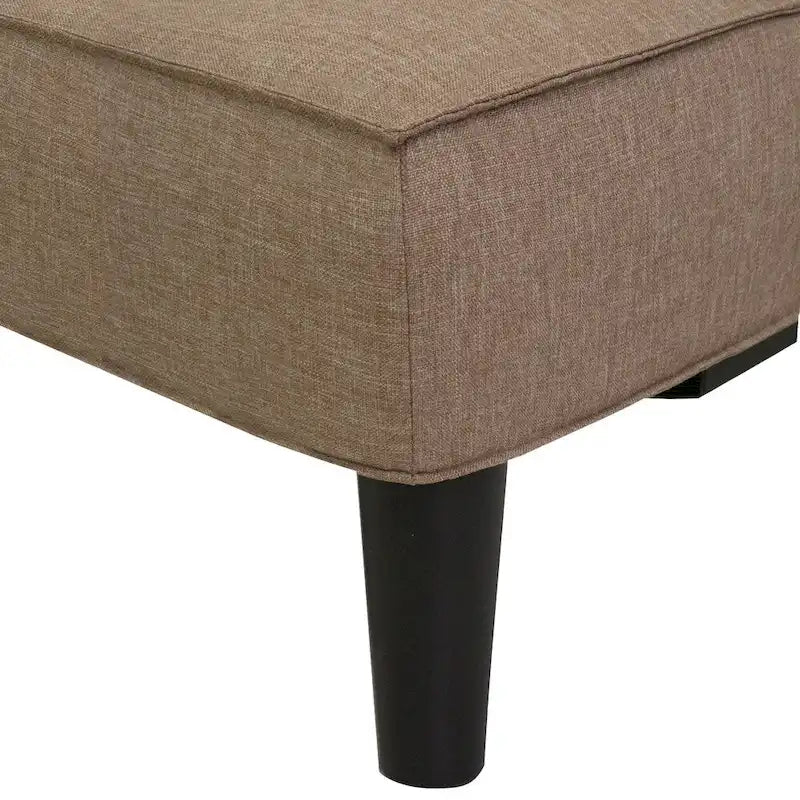 Divano letto futon trasformabile con materasso in tessuto trapuntato